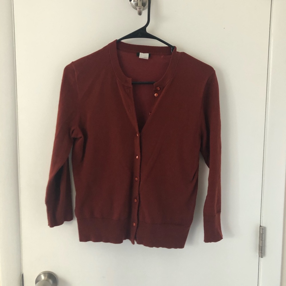 J Crew Button-Up Cardigan